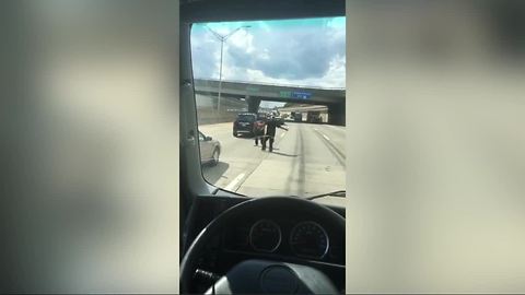Video shows special needs child walking in middle of metro Detroit highway