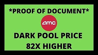 AMC STOCK | TRADES 82X HIGHER IN DARKPOOL!! *PROOF*