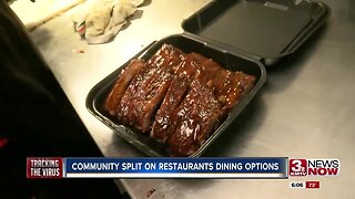Community Split on Restaurants Re-opening