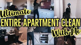 *ULTIMATE* ENTIRE APARTMENT EXTREME CLEAN WITH ME 2021 | EXTREME SPEED CLEANING MOTIVATION|ez tingz