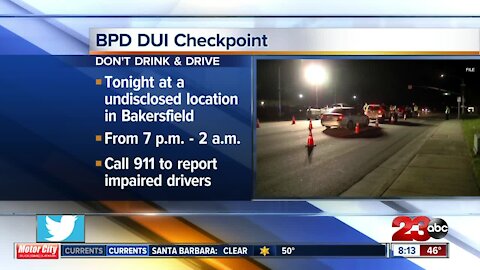 DUI and ABC checkpoints for St. Patrick's Day
