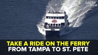 Ferry from Tampa to St. Pete starting Nov. 1 | Taste and See Tampa Bay