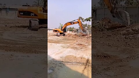 Amazing Digging Cat Excavator 2023 #amazing #cat #excavator #machinery #technology #shorts