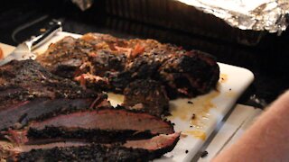 Texas Style Brisket. Eat It! BBQ Style. Keep It Smokin'