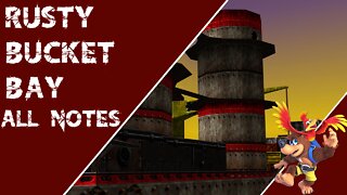 Banjo-Kazooie - Rusty Bucket Bay - All 100 Note Locations