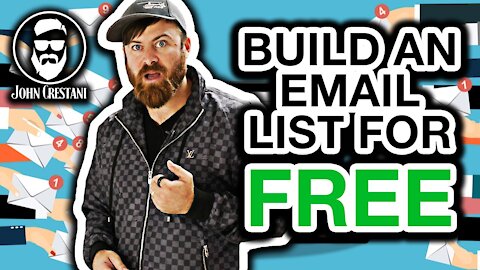 How To Build An Email List For Free (You've Never Seen This Before) John Crestani