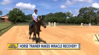 Horse trainer's miracle after devastating injury