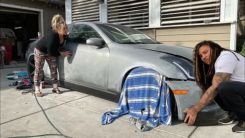 WORK THAT BODY WITH MIKE MYKE | How To Wrap Prep Bad Paint Supercharged G35