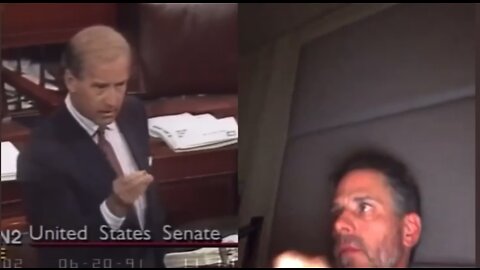 Joe Biden Brags About Creating Harsh Crack Sentencing Laws While His Son Smokes Crack And Watches