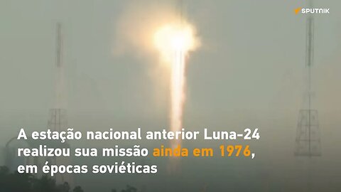 Estação automática lunar russa Luna-25 já está a caminho do satélite natural da Terra