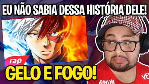 REAGINDO A Rap do Todoroki (Boku no Hero Academia) - FOGO E GELO | NERD HITS