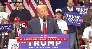 WHERE GONNA TELL CROOKED JOE BIDEN YOU’RE FIRED! TRUMP RALLY IN ROCK HILL, SC TODAY 2/23/24