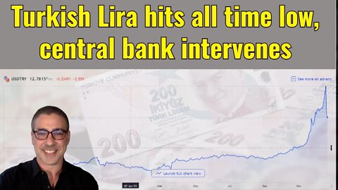 Turkish Lira hits all time low, central bank intervenes
