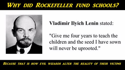 Why did Rockefeller fund Schools?