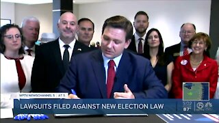 New Florida election law prompts lawsuits