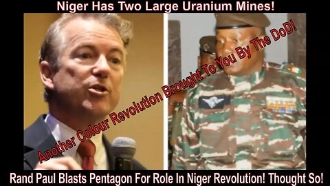 Rand Paul Blasts Pentagon For Role In Niger Revolution! Thought So!