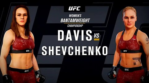 EA Sports UFC 3 Gameplay Valentina Shevchenko vs Alexis Davis