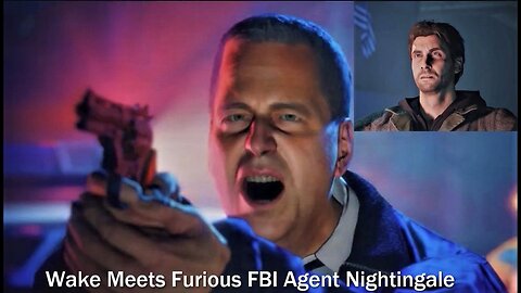 Alan Wake Remastered- PS5- Wake Meets Furious FBI Agent Nightingale