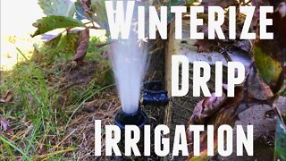 How to Winterize Drip Irrigation System - Raised Bed Gardening - Raised Bed Drip Irrigation