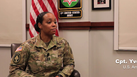 U.S. Army Capt. Yvette Tyson talks about Black History Month