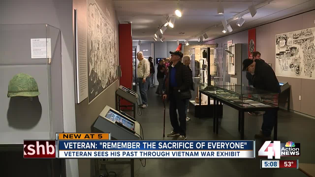 Vietnam War veteran reflects on new war exhibit