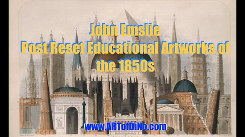 POST RESET Educational Artworks of John Emslie (UK) in the 1850s.. Beautifully Complex InfoGraphics!