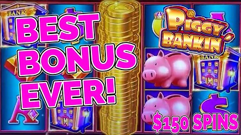 THE BEST PIGGY BANKING FREE SPINS BONUS EVER RECORDED!!!