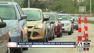 Liberty road work creating problems for businesses