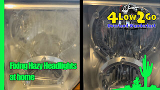 Restoring the Hazy Headlights on "Otis the XK"