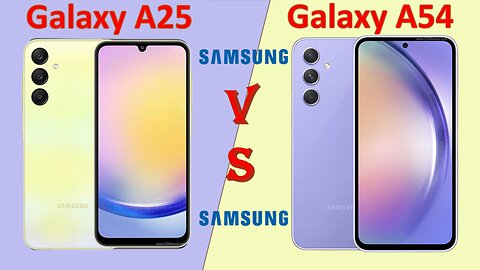 Samsung Galaxy A25 VS Samsung Galaxy A54 | Full comparison | @technoideas360
