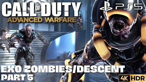 COD Advanced Warfare Exo Zombies on Descent Part 5 | PS5, PS4 | 4K HDR (No Commentary Gameplay)
