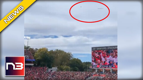 What This Plane Flew Over Georgia College Football Game Will Make Biden Cry