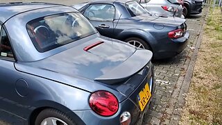 Cars COMPARISON cabriolets: Daihatsu Copen 1.3 L880 Vs. Mazda MX-5 NC. Cero Miata Eunos Roadster MX5