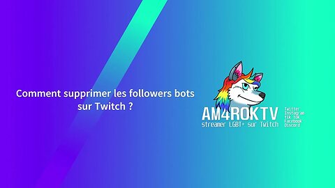 Comment enlever les Followers Bots sur Twitch ?