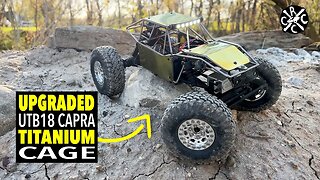 Axial Capra UTB18 Gets Serious Upgrades! Check out this Titanium Cage