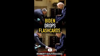 Biden Drops Flashcards #shorts