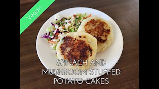 How to Make: Spinach and Mushroom Potato Cakes