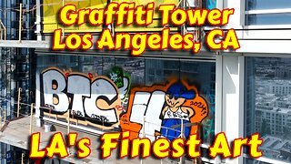 Abandoned Los Angeles Luxury High Rise Covered In Graffiti | Graffiti Building Downtown Los Angeles
