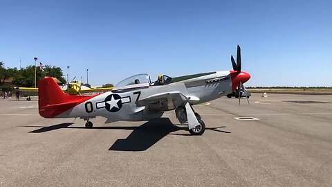 P-51 Red Tail Startup