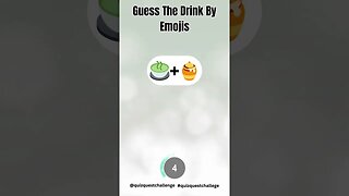 Guess the Drink by Emojis #shorts