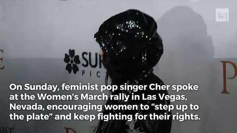 A Day After Speaking at Women's March, Cher Latest 'Feminist' to Attack Sarah Sanders' Appearance