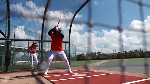 Orioles prospect fitting in with the birds