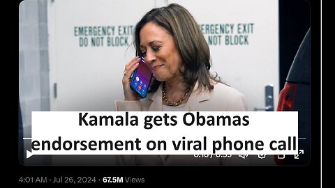 Obamas endorse Kamala Harris in viral video over 60M views