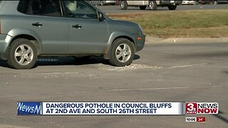 Dangerous Pothole in CB