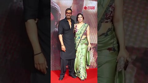 Ajay Devgn and Kajol arrived together at the success party of Gadar 2 😍