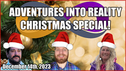 Adventures Into Reality Christmas Special! LIVE with Andrew Bartzis, Dale Tobin, & Laura Massey