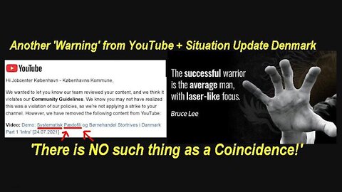 Another 'Warning' from YouTube + Situation Update Denmark (Reloaded) [28.10.2021]