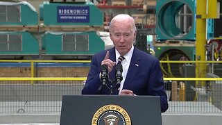 Biden Pulls Out Giant Wad Of Tissues To Blow His Nose During Speech, Then Starts Yelling Again