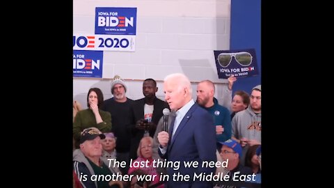 Flashback Biden Hits Trump Over Soleimani, ‘Last Thing We Need Is Another War in the Middle East’