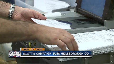 Rick Scott files lawsuit against Hillsborough County Supervisor of Elections over recount